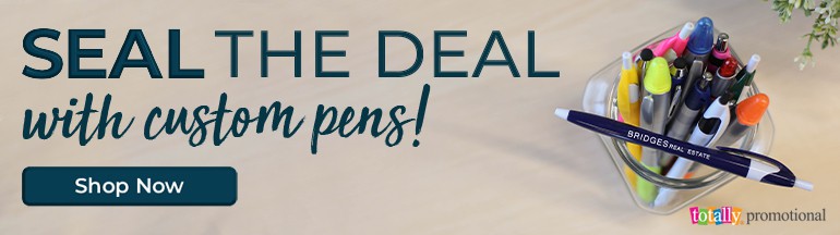seal the deal with custom pens