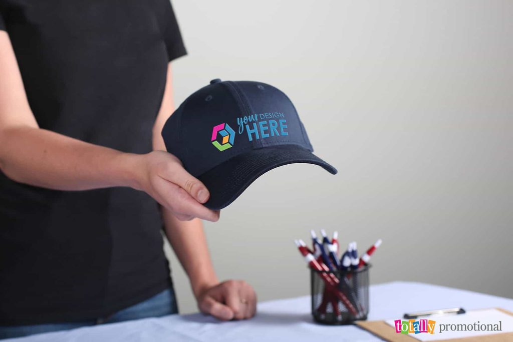 a custom hat as a giveaway
