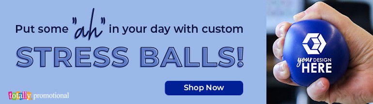 put some "ah" in your day with custom stress balls