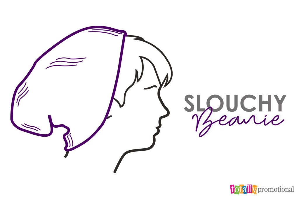 slouchy beanie graphic