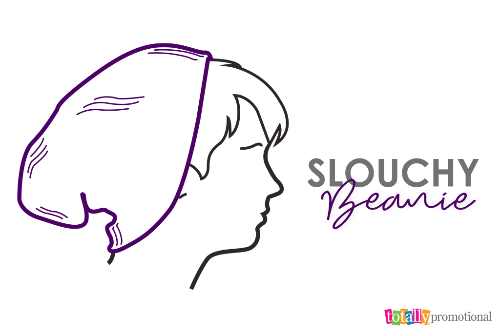 slouchy beanie graphic