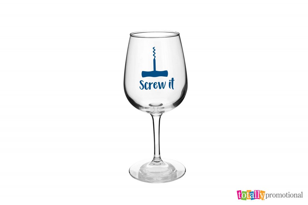 funny customized wine glass