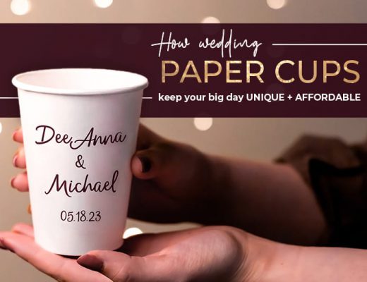 How wedding paper cups keep your big day unique and affordable