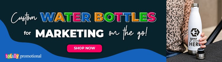custom water bottles for marketing on the go