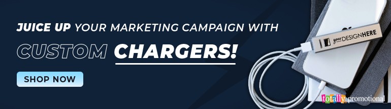 juice up your marketing campaign with custom chargers