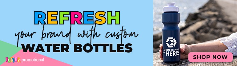 refresh your brand with custom water bottles