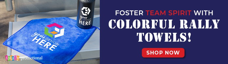 foster team spirit with colorful rally towels