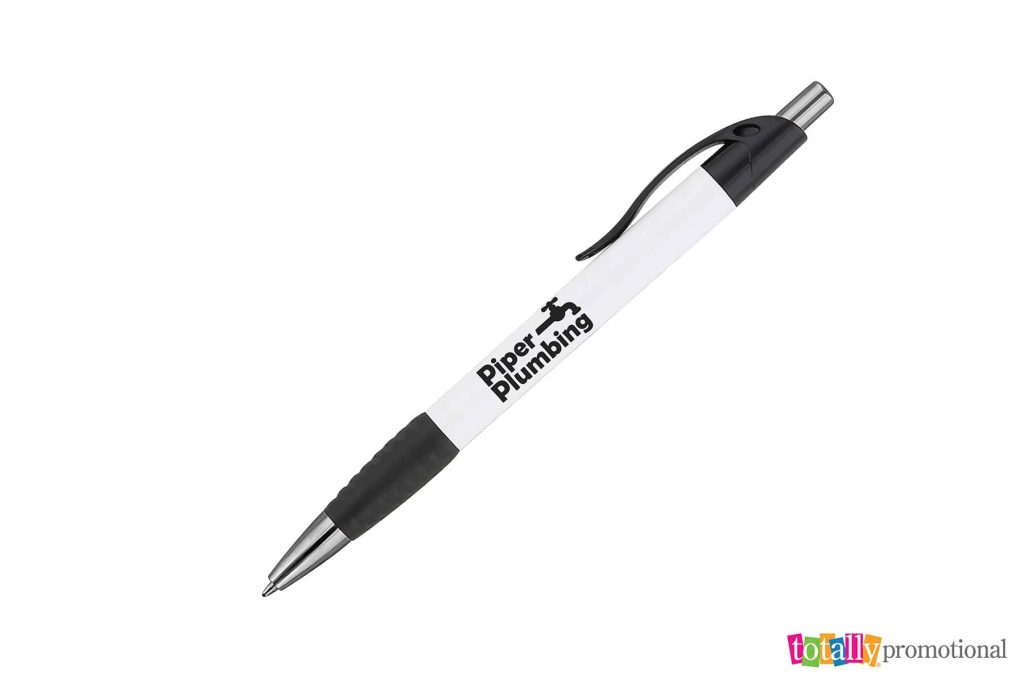 promotional pen with construction company logo