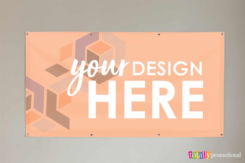 customizable banner with a peach fuzz background color