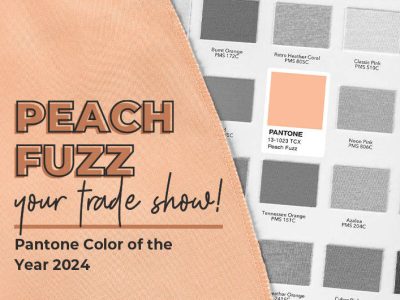 Peach Fuzz your trade show! | Pantone Color of the Year 2024
