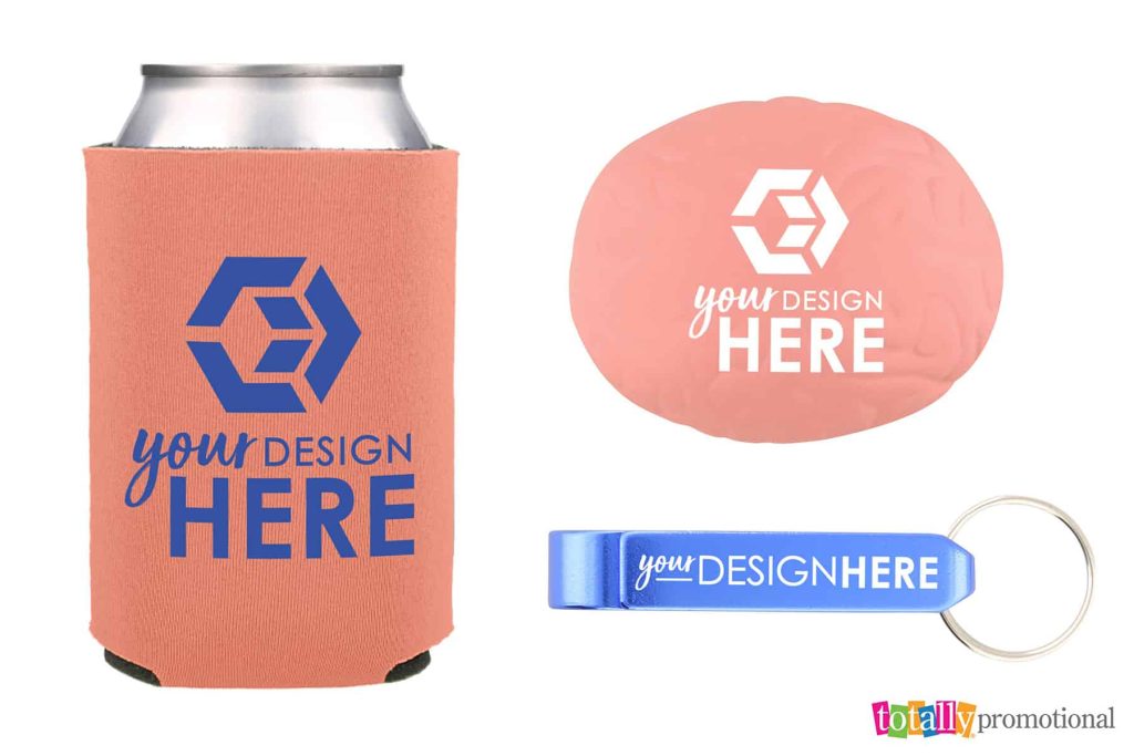 peach fuzz colored promotional product ideas