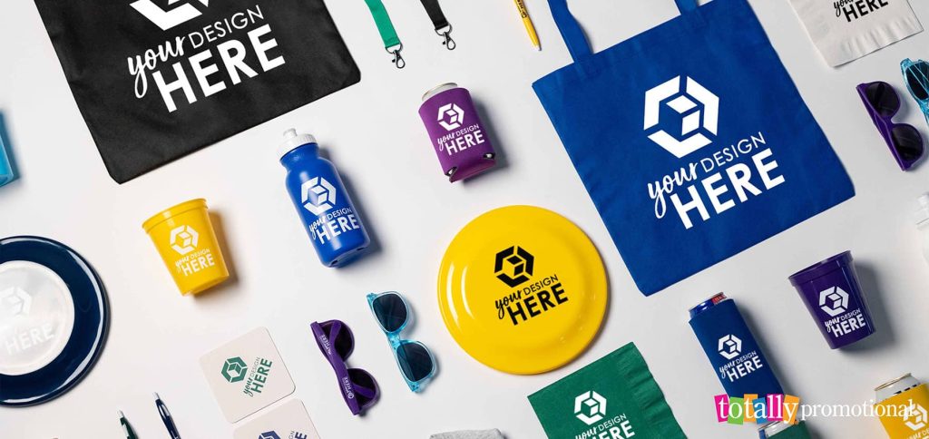 various selection of promotional products