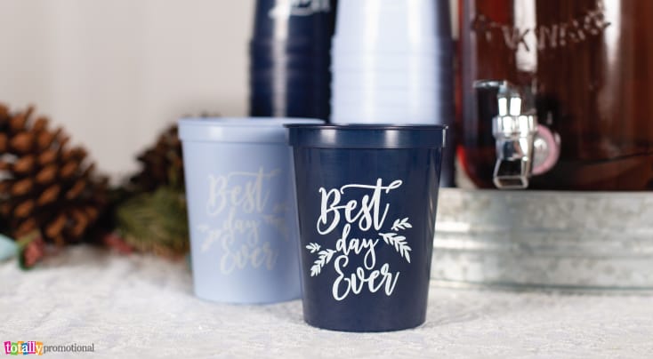 best day ever wedding cups