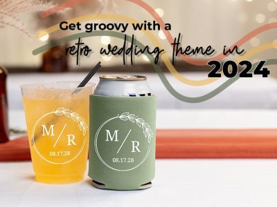Get groovy with a retro wedding theme in 2024