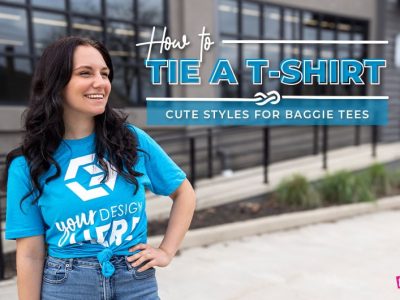 How to tie a T-shirt | Cute styles for baggie tees