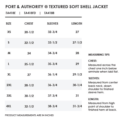 Port Authority® Textured Soft Shell Jacket-Full Color | Totally Promotional